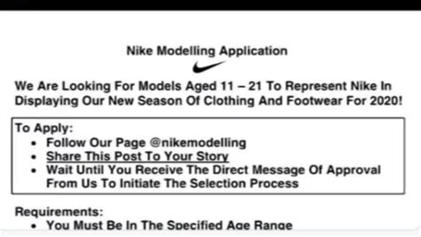 are the nike modeling ads fake|how to report nikes.